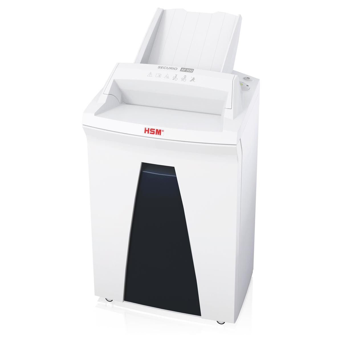 Destructeur de documents secrets P6 Coupe micro-particules Insertion papier automatique AF300 Securio AutoFeed 0,78 x 11 mm avec insertion papier automatique HSM — Base