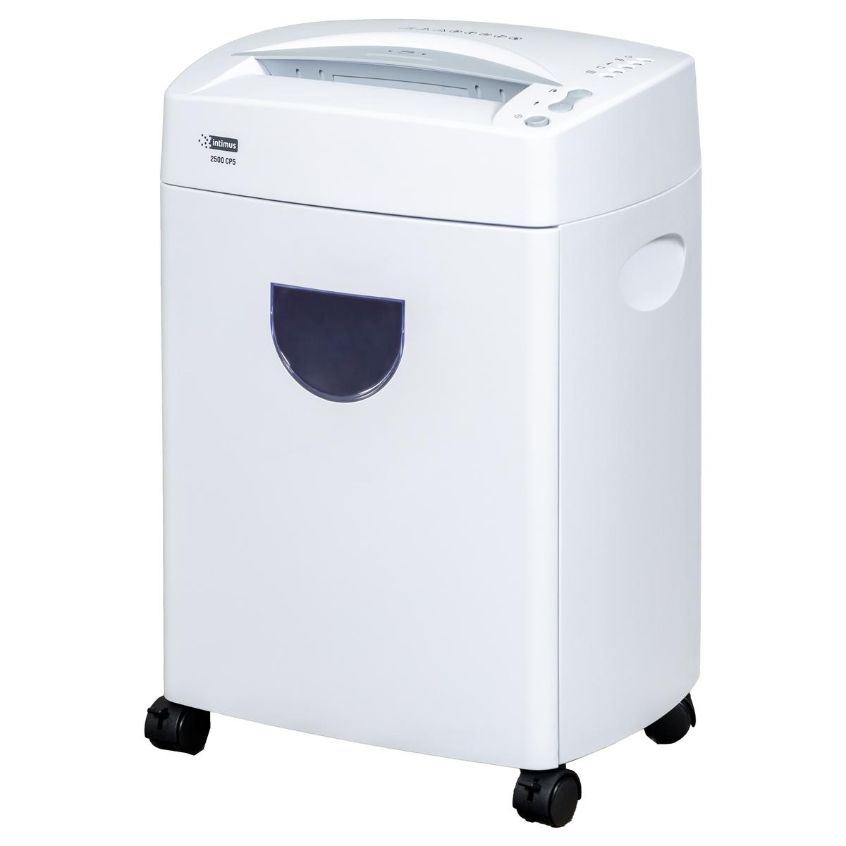 Destructeur de documents très confidentiels P5 Coupe croisée 2500 CP5 2 x 12 mm INTIMUS — Base