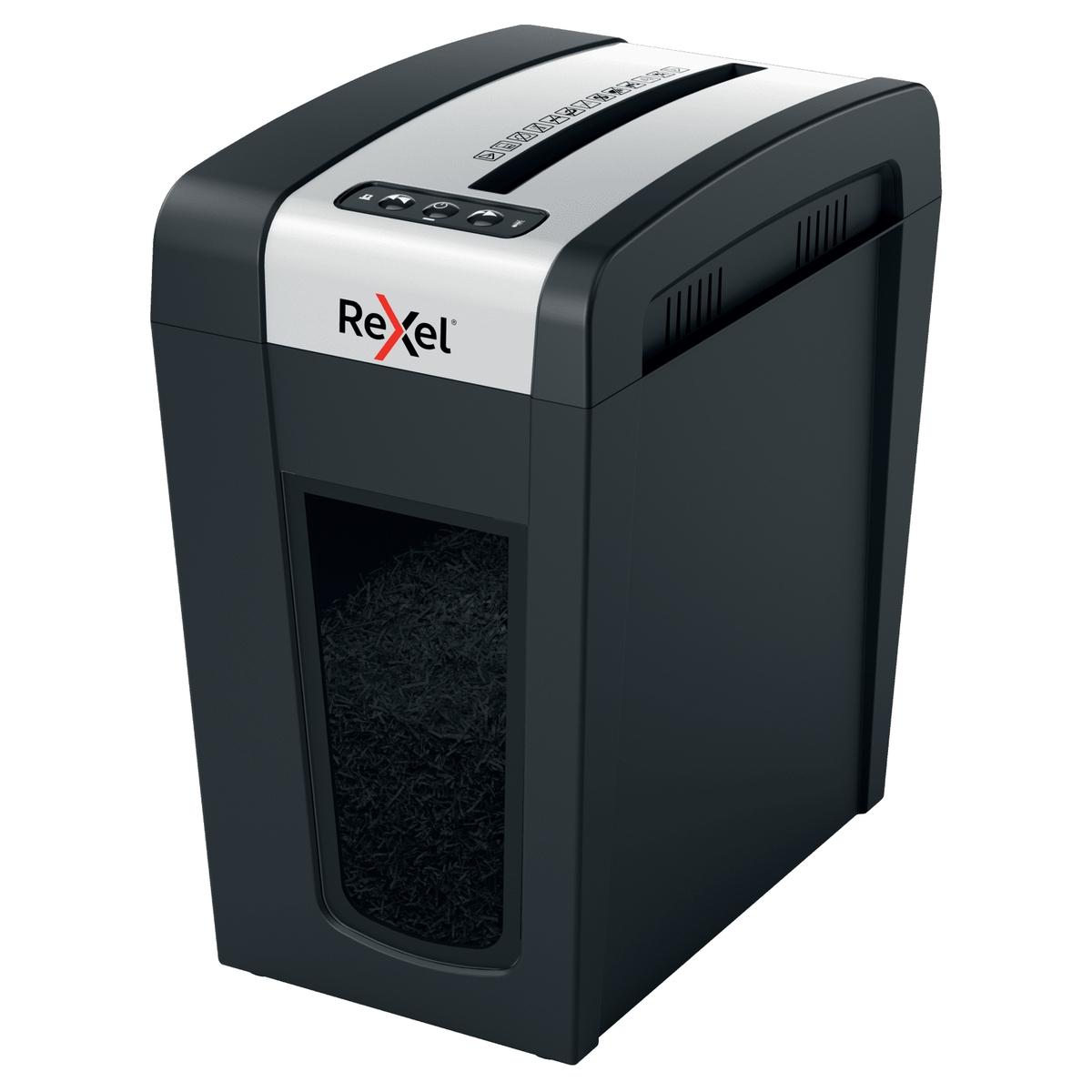 Destructeur de documents très confidentiels P5 Coupe croisée Secure MC6-SL 2 x 15 mm REXEL — Base