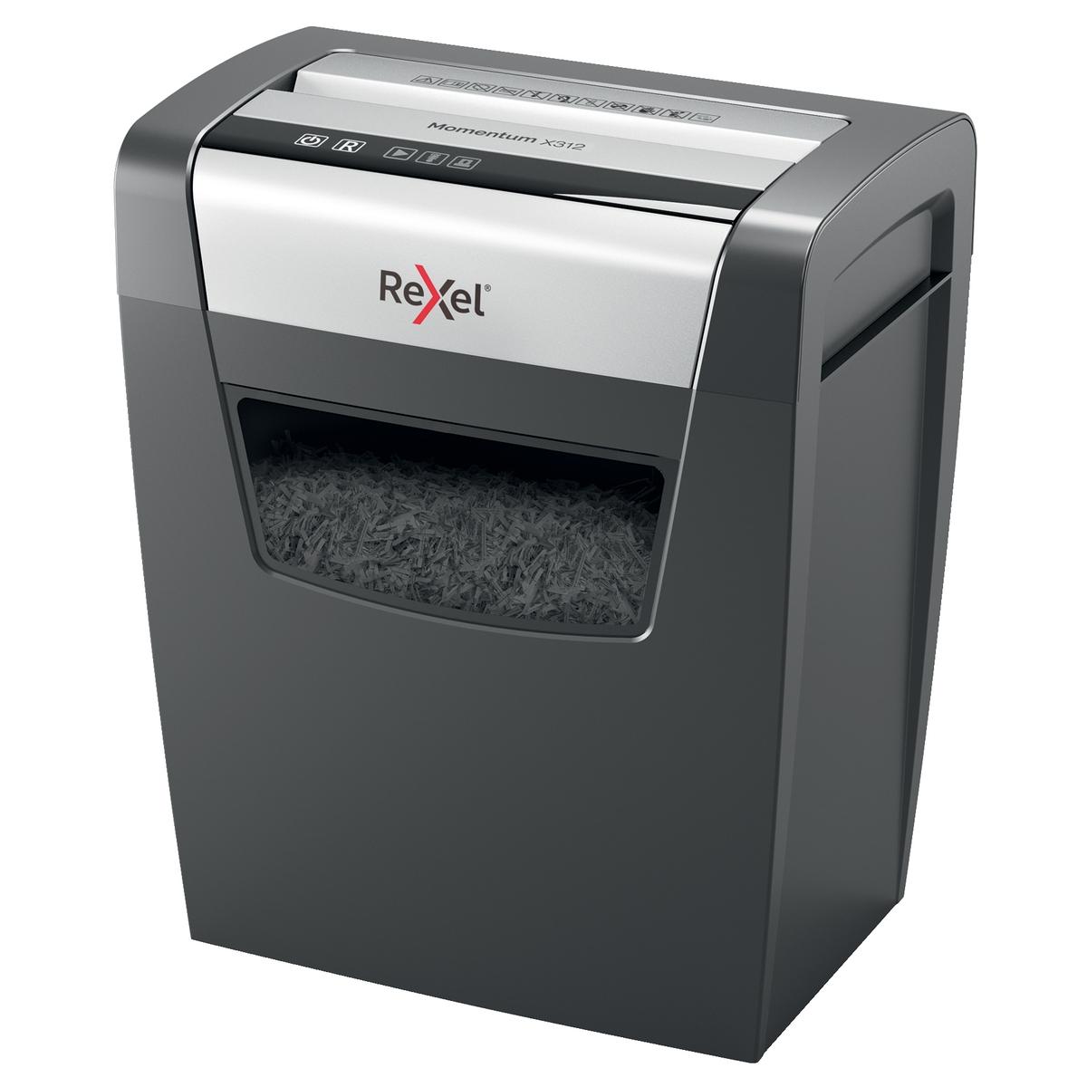 Destructeur de documents P3 Coupe croisée Momentum X312 5 x 42 mm REXEL — Base