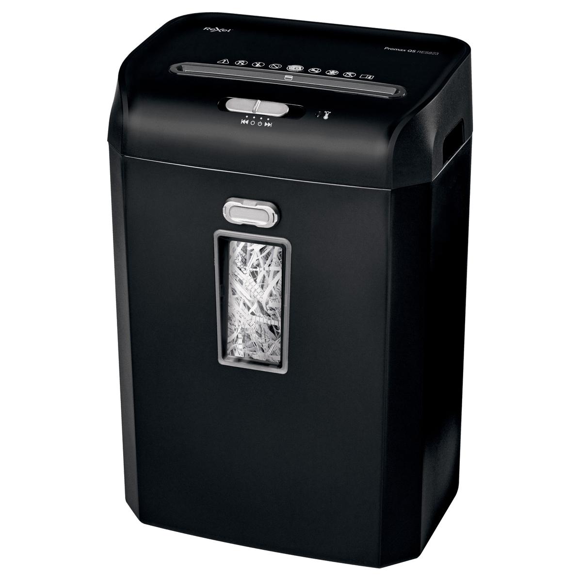 Destructeur de documents P2 Coupe droite Promax QS RES823 6 mm REXEL — Base
