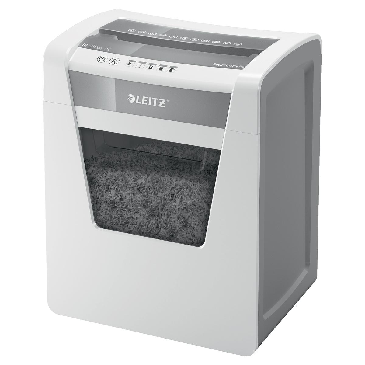 Destructeur de documents confidentiels P4 Coupe croisée IQ Office 4 x 40 mm LEITZ — Base
