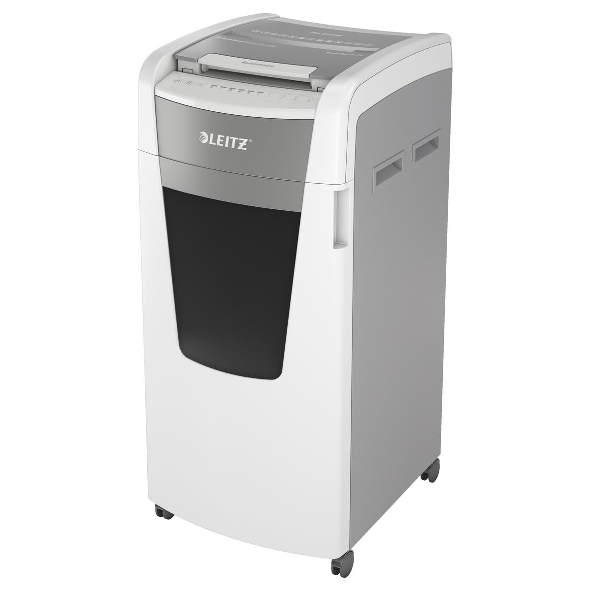 Destructeur de documents confidentiels P4 Coupe croisée Insertion papier automatique IQ Autofeed+ 600 4 x 36 mm avec insertion papier automatique LEITZ — Base