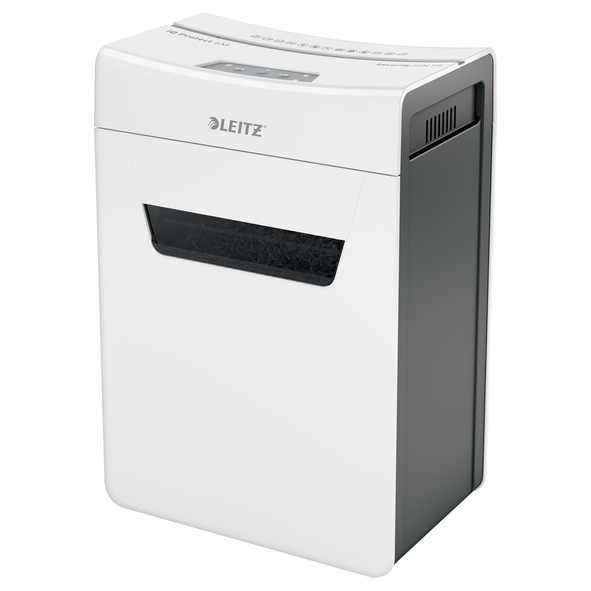 Destructeur de documents très confidentiels P5 Coupe croisée IQ Protect 6M 2 x 15 mm LEITZ — Base