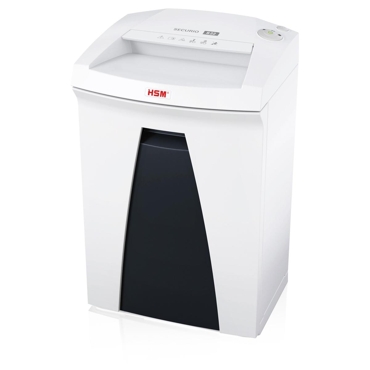 Destructeur de documents confidentiels P4 Coupe croisée B22 Securio 3,9 x 30 mm