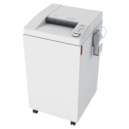Destructeur de documents confidentiels P4 Coupe croisée 3105 C/C 4 x 40 mm équipé d'un huileur automatique IDEAL — Base