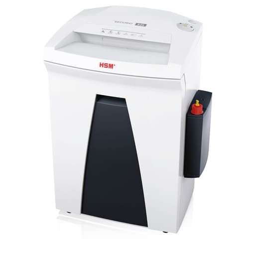 Destructeur de documents très confidentiels P5 Coupe croisée B24 Securio 1,9 x 15 mm équipé d'un huileur automatique