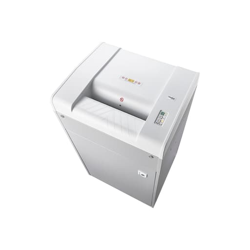 Destructeur de documents très secrets P7 Coupe micro-particules Professional 719 0,8 x 4,7 mm DAHLE - Vue de trois quarts du destructeur de documents DAHLE 719 Professional 0,8 x 4,7 mm, capot et panneau de commande