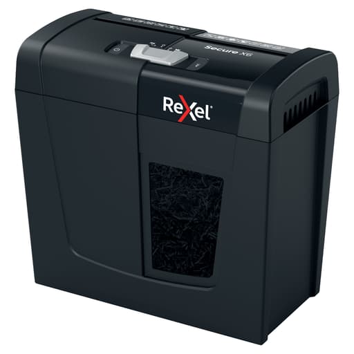Destructeur de documents confidentiels P4 Coupe croisée Secure X6 4 x 40 mm REXEL — Base