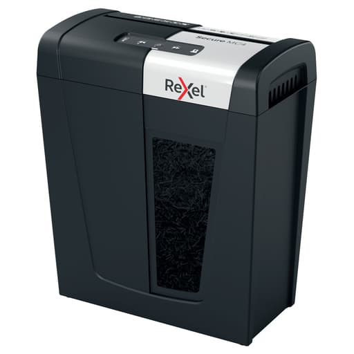Destructeur de documents très confidentiels P5 Coupe croisée Secure MC4 2 x 15 mm REXEL — Base