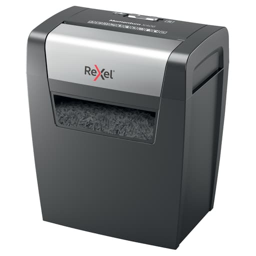 Destructeur de documents confidentiels P4 Coupe croisée Momentum X406 4 x 28 mm REXEL — Base