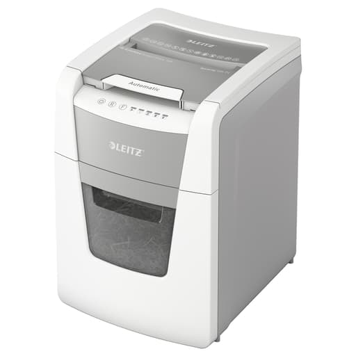 Destructeur de documents confidentiels P4 Coupe croisée Insertion papier automatique IQ Autofeed+ 100 4 x 30 mm avec insertion papier automatique LEITZ — Base