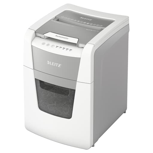 Destructeur de documents très confidentiels P5 Coupe croisée Insertion papier automatique IQ Autofeed+ 100 2 x 15 mm avec insertion papier automatique LEITZ — Base