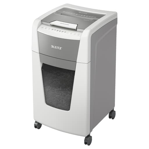 Destructeur de documents confidentiels P4 Coupe croisée Insertion papier automatique IQ Autofeed+ 300 4 x 30 mm avec insertion papier automatique LEITZ — Base